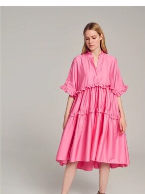 midi length t shirt dress Peach Coral Pocket Front T-Shirt – PinkBlush Female Mannequins Imported Product Measurements (Measurements $495 ONE33 Social Women's Color:vintage Kelly